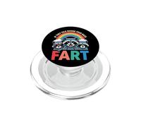 If They Talk Behind Your Back Fart Raccoon Meme Funny PopSockets PopGrip for MagSafe