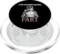 If They Talk Behind Your Back Fart Tshirt Funny Oddly Humor PopSockets PopGrip for MagSafe