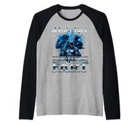If They Talk Behind Your Back Fart Unhinged Alpha Wolf Funny Raglan Baseball Tee