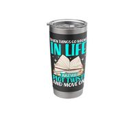 If Things go Wrong in Life, Simply Scream Plot Twist Stainless Steel Insulated Tumbler