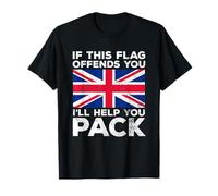 If This Flag Offends You. Great Britain Flag T-Shirt