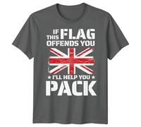 If This Flag Offends You Union Jack T-Shirt British Flag UK Pride Tee