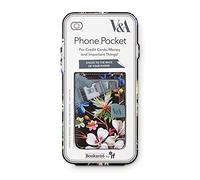 Independent Fabrication Phone Pocket Bookaroo Kilburn – Black Floral – One Size
