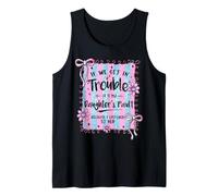 If We Get in Trouble It's My Daughter's Fault Coquette Bow Tank Top