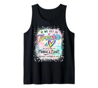 If We Get in Trouble It's My Mamas Fault Mothers Day Tie Dye Tank Top