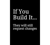 If You Build It... They Will Still Request Changes: Funny Graphic Designer Gift Journal | Designer Humor Office Notebook for Men & Women | Creative Professional Gag Gift | 110 Lined Pages