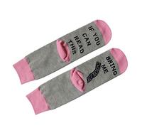 If You Can Read This Bring Me Chocolate Cotton Socks for Women Men and Creative
