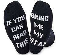 If You Can Read This Bring Me My Guitar Socks Funny Socks Novelty Socks Guitar Gifts for Musician (Guitar Socks)