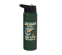 If You Can Read This I Have Wiped Out Funny Surfer Stainless Steel Insulated Water Bottle