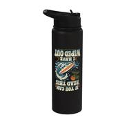 If You Can Read This I Have Wiped Out Funny Surfer Stainless Steel Insulated Water Bottle
