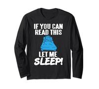 If You Can Read This Let Me Sleep Funny Unicorn Long Sleeve T-Shirt