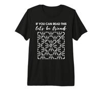 If You can Read This Let's be Friends Crochet Premium T-Shirt