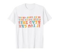 If You Can Read This Please Put Me Back in My Camp Chair Value Graphic T-Shirt, Men, White, L