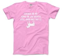 If You Can Read This Put Me Back On The Horse Kids T-Shirt - Pink 12-13 Years