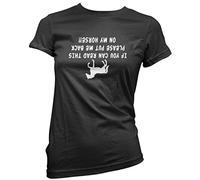 If You Can Read This Put Me Back On The Horse Women's T-Shirt - Black 10