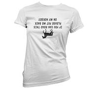 If You Can Read This Put Me Back On The Horse Women's T-Shirt - White 10