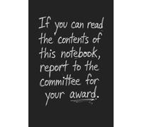 If You Can Read This, Report It: Funny Lined Notebook for Students and School Notes (6 x 9)