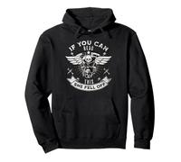 If You Can Read This She Fell Off Motorcycle Funny Saying Pullover Hoodie