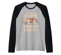 If You Can Read This Shirt Book Down Raglan Baseball Tee