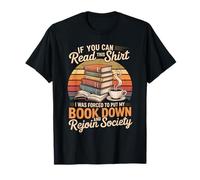 If You Can Read This Shirt Book Down T-Shirt