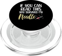 If You Can Read This You Survived My Needle PopSockets PopGrip for MagSafe