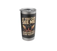 If You Can See Me Something Has Gone Wrong Stage Crew Stainless Steel Insulated Tumbler