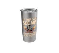 If You Can See Me Something Has Gone Wrong Stage Crew Stainless Steel Insulated Tumbler