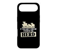 If You Can't Find Me I'm With The Herd Funny Cattle Farmers Case for iPhone Air
