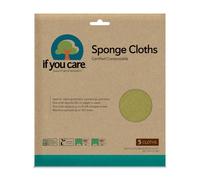 IF you care Sponge Cloths – 100% Natural Compostable – 5 Pack