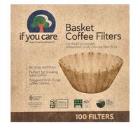 If You Care 17504 Basket Coffee Filter, Fits 8-12 Cup Drip Coffee Makers, 100 Pieces