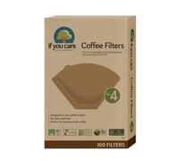 If You Care # 4 Cone Shaped Unbleached All Natural Compostable Coffee Filters, 100 Count (Pack of 2), Chlorine Free