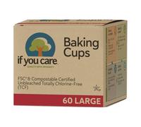 If You Care Large Unbleached Baking Cups - 60 Baking Cups