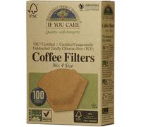 If You Care Compostable Unbleached Coffee Filters No.4 - 100 Filters