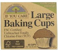 If You Care Large Unbleached Baking Cups – 60 Pack