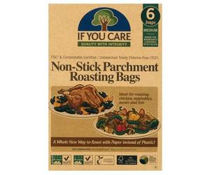 If You Care non-stick parchment roasting bags - 6 Bags Medium
