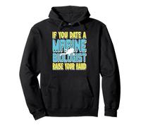 If You Date Marine Biologist Raise Your Hand Pullover Hoodie