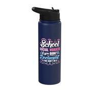 If You Didn't Document - School Social Worker Stainless Steel Insulated Water Bottle