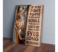 If You Don’t Believe They Have Souls Horse Girl Canvas Prints
