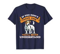 If You Don't Have You'll Never Understand Jack Russell Retro T-Shirt, Men, Navy Blue, 4X-Large