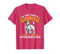 If You Don't Have You'll Never Understand Jack Russell Retro T-Shirt, Men, Red Heather, X-Large