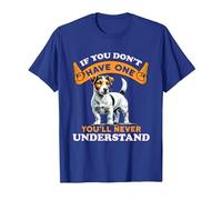 If You Don't Have You'll Never Understand Jack Russell Retro T-Shirt, Men, Royal Blue, Small