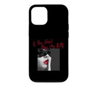 If You Don't Pay My Bills Women Shhh Slogan Figure Graphic Case for iPhone 12/12 Pro