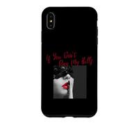 If You Don't Pay My Bills Women Shhh Slogan Figure Graphic Case for iPhone XS Max