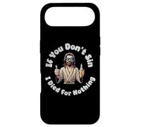 If You Don't Sin, I Died For Nothing Sarcastic Jesus Graphic Case for iPhone Air