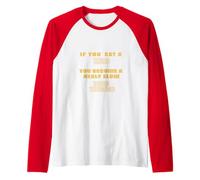 If You eat a D20, You Become a Really Slow dice Tower Raglan Baseball Tee