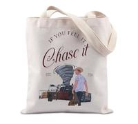 If You Feel It Chase It Gift Movie lover Gift Chaser Movie Disaster Film Lover Gift Wind Chaser Tote Bag (Chase it UK)