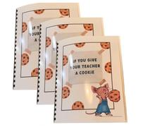 If You Give Your Teacher A Cookie, Appreciation Gift Book, Creativeand Thoughtful for Teacher, 3Pcs