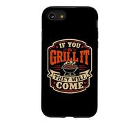If You Grill It They Will Come Funny Bbq Meat Smoking Case for iPhone SE (2020) / 7/8
