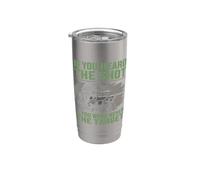 If You Heard The Shot Sniper Marksman Gun Humor Stainless Steel Insulated Tumbler