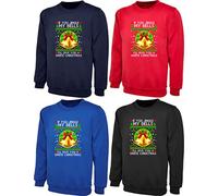 If You Jingle My Bells I'll Give You White Christmas Jumper Xmas Joke Satna Sweatshirt Top(XL, Navy)